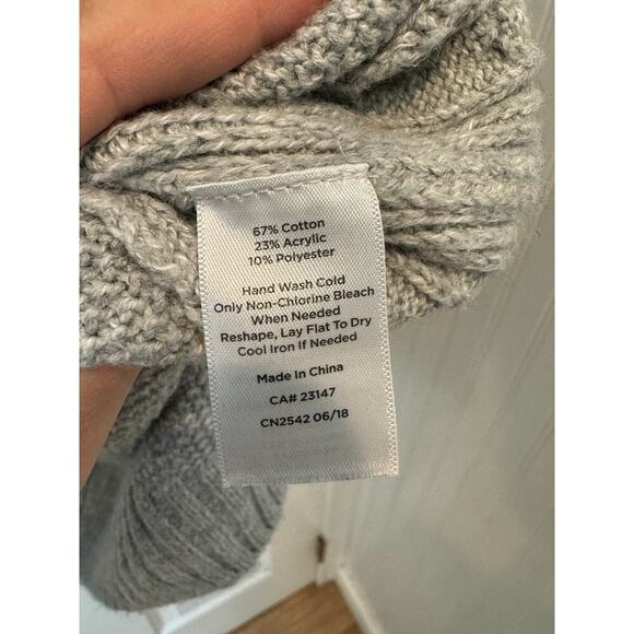 Talbots Seed Stitched Oversized Sweater Vest/Poncho size Medium - Picture 5 of 6